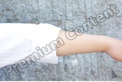 Forearm Man White Casual Average